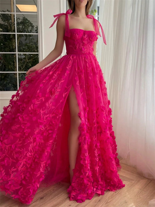 Elegantes Geblümtes Ballkleid Für Damen | Maxi