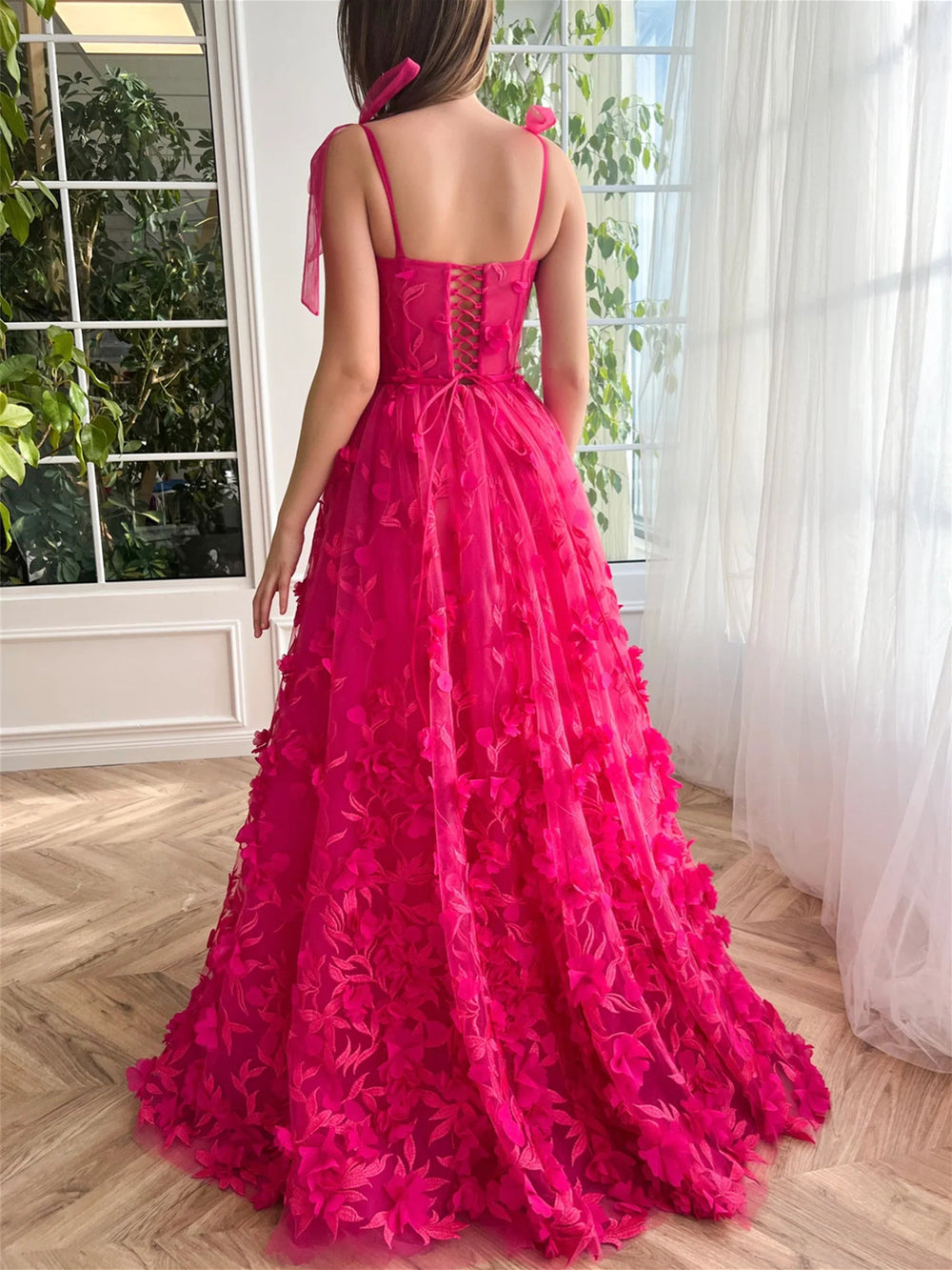 Elegantes Geblümtes Ballkleid Für Damen | Maxi