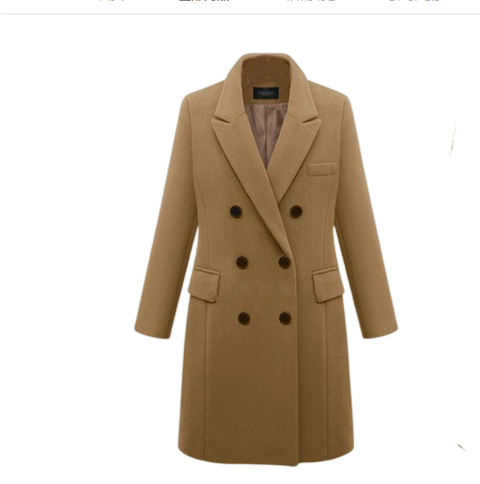 Langer Trenchcoat für Damen | Warm
