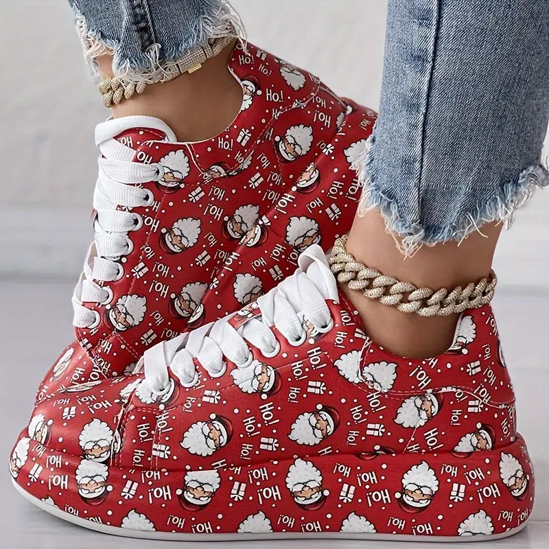 Bunte Plattform Turnschuhe Mode Lace Up Low Top Sportschuhe