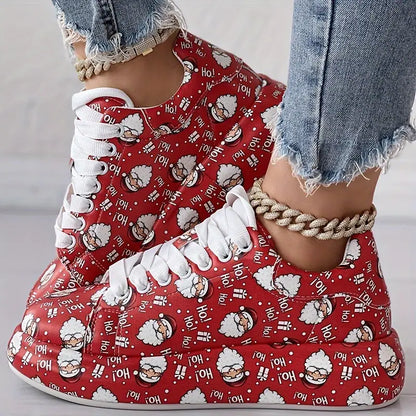 Bunte Plattform Turnschuhe Mode Lace Up Low Top Sportschuhe