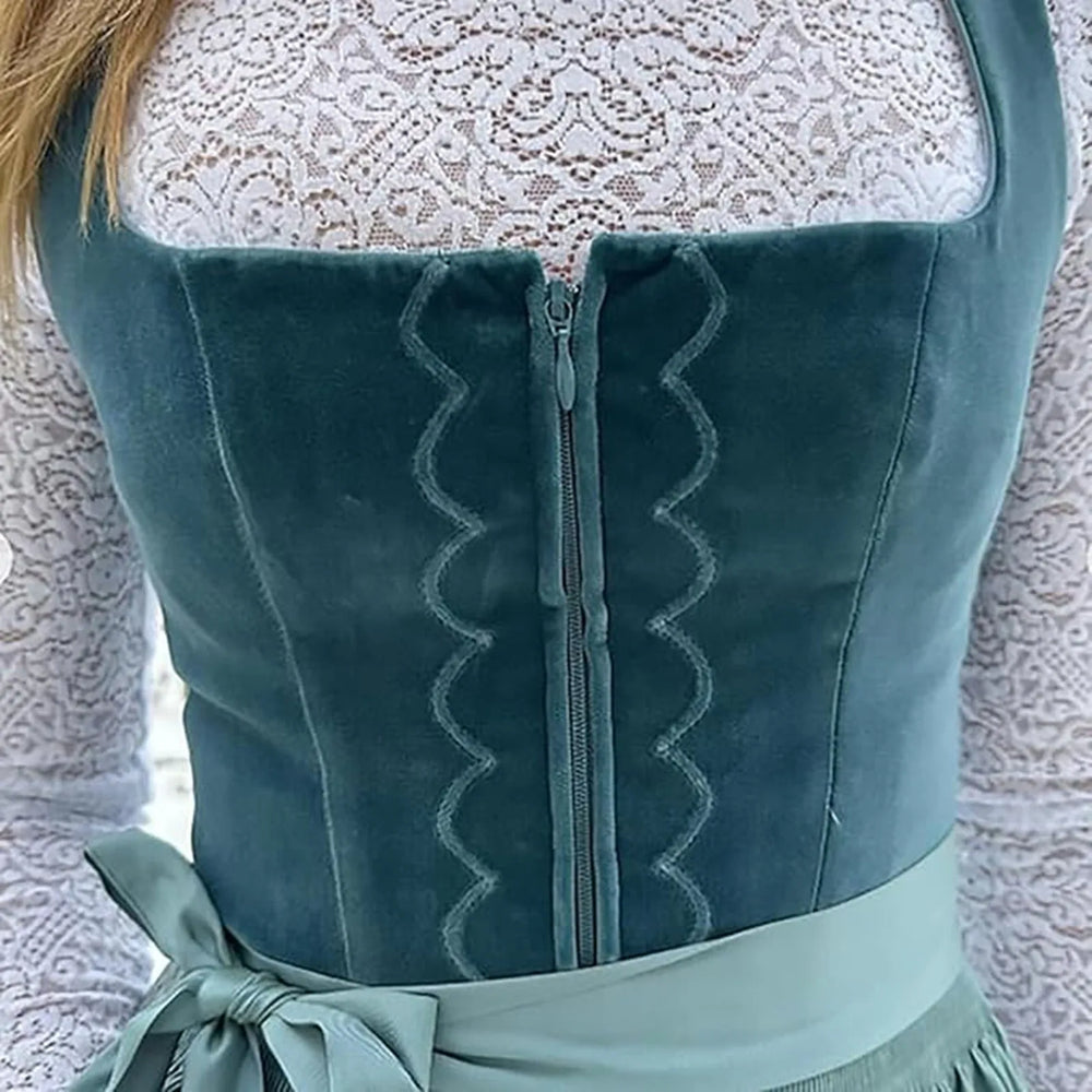 Damen Eleganter Ausgestellt Oktoberfest Dirndlkleid | 2025
