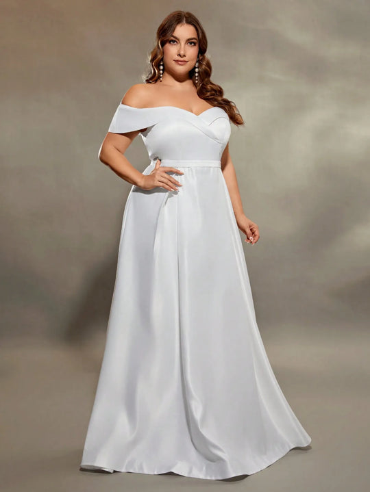 Brautjungfernkleid mit Neckholder für Damen | Maxi