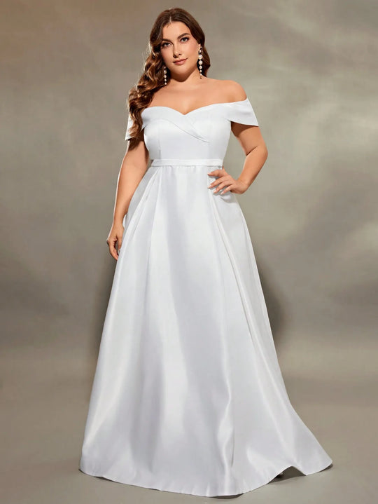 Brautjungfernkleid mit Neckholder für Damen | Maxi