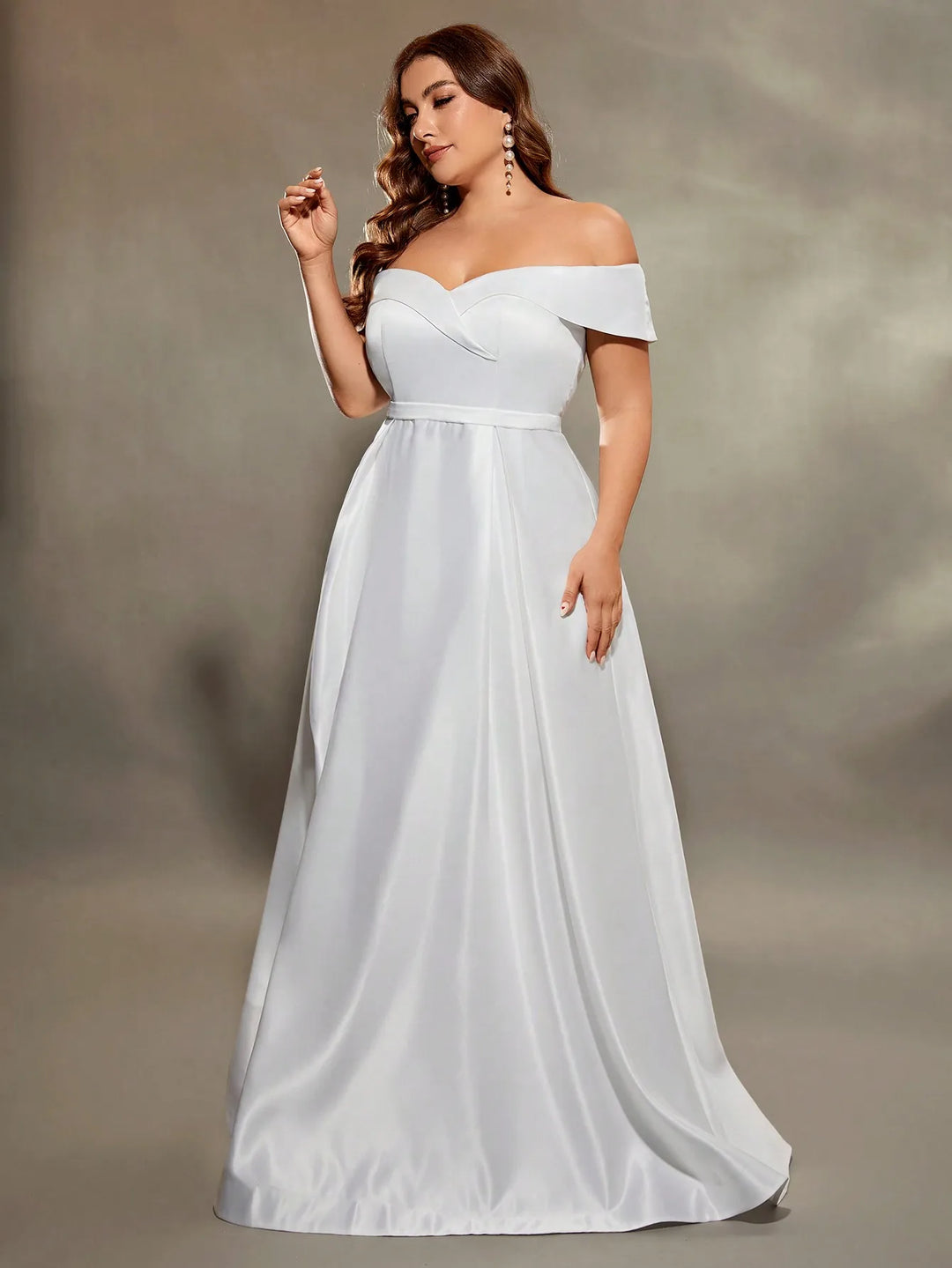 Brautjungfernkleid mit Neckholder für Damen | Maxi