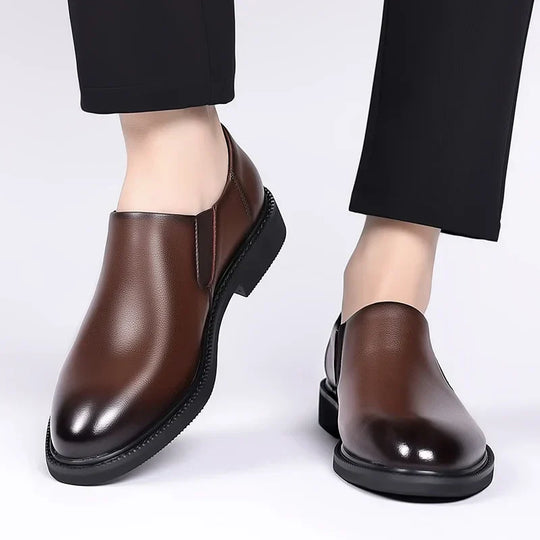 Herren Klassische Kappe Zehe Hochzeit Gast Schuhe | Schlupf