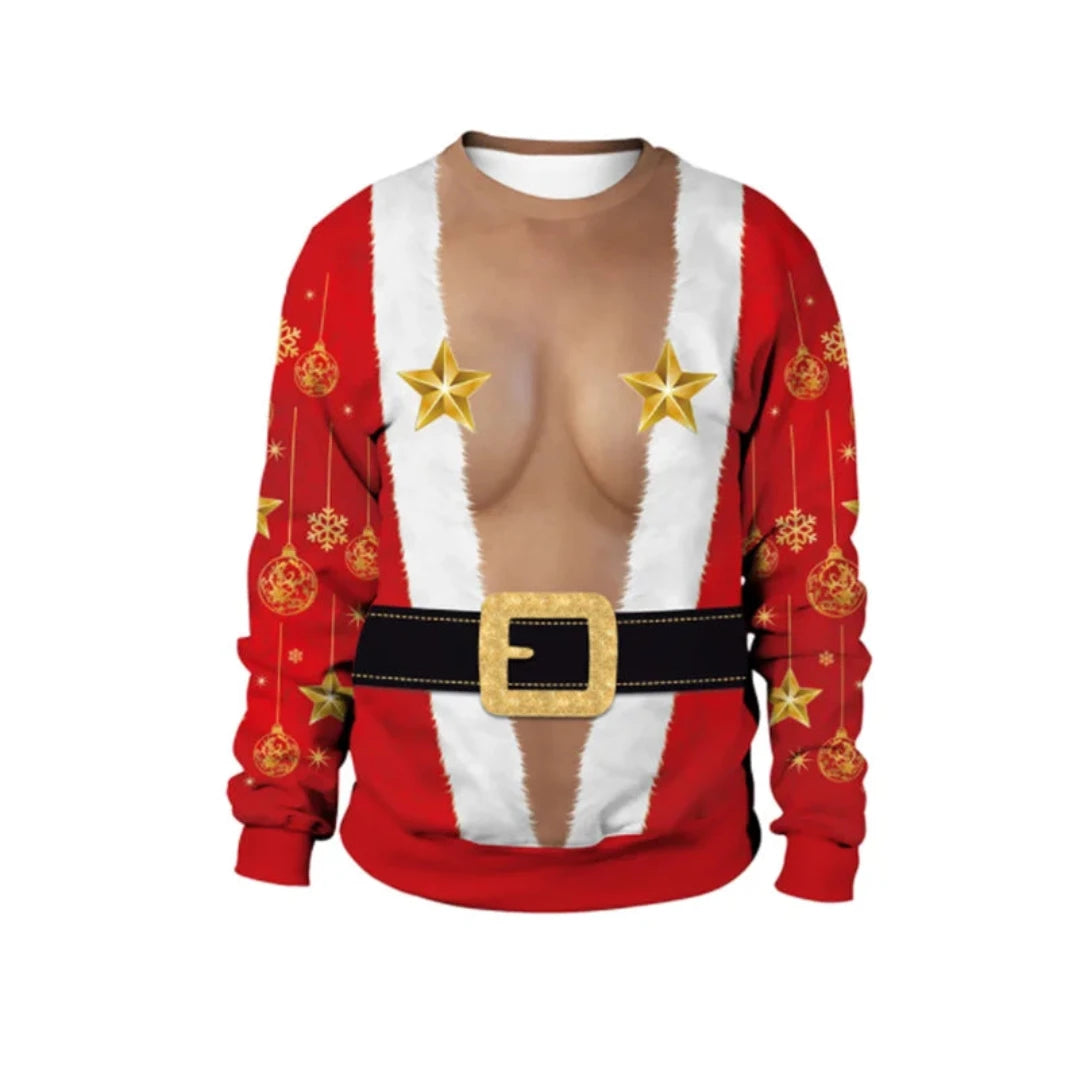 Unisex Festliche Weihnachten Ugly Xmas Pullover | Winter