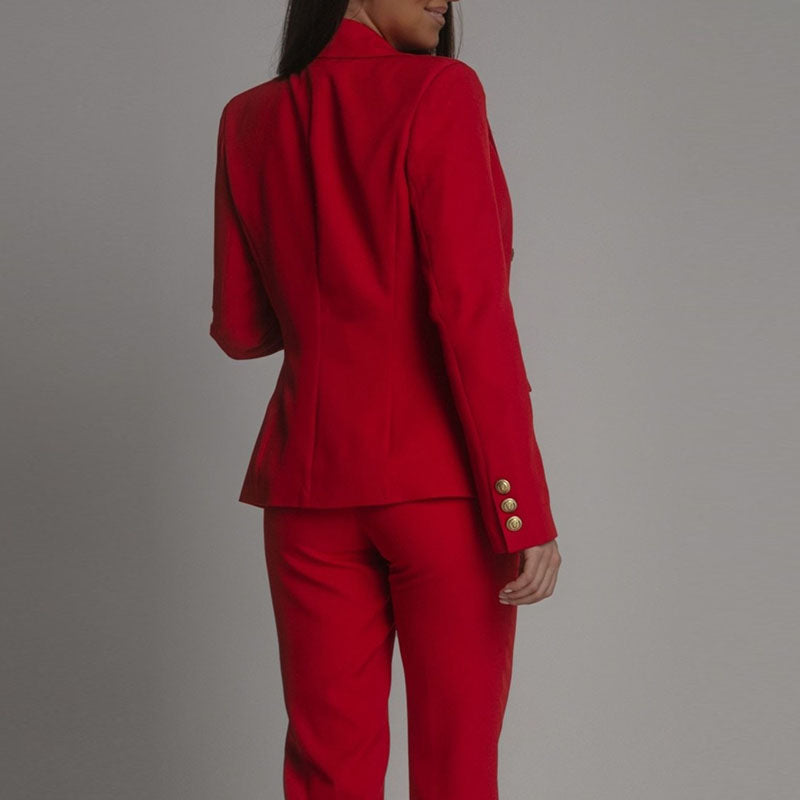 Zweiteiliger Formeller Blazer Und Hose Für Damen | Arbeit