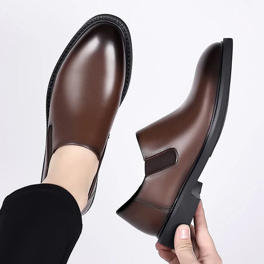 Herren Klassische Kappe Zehe Hochzeit Gast Schuhe | Schlupf
