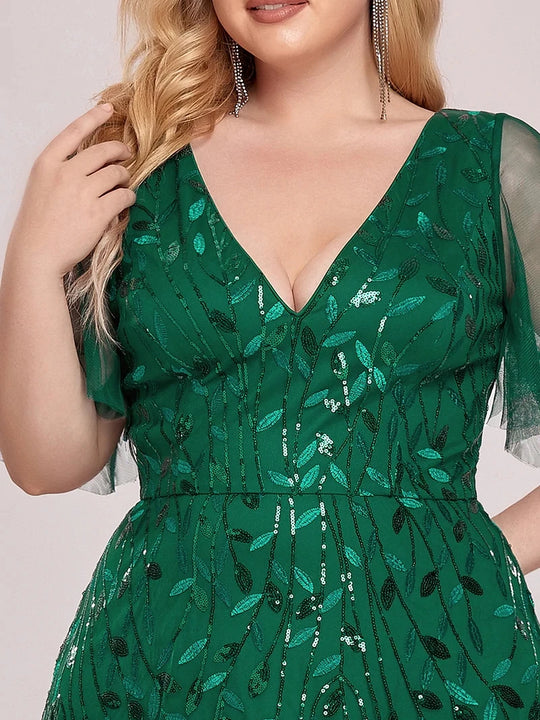 Abendkleid in Übergröße für Damen | Maxi
