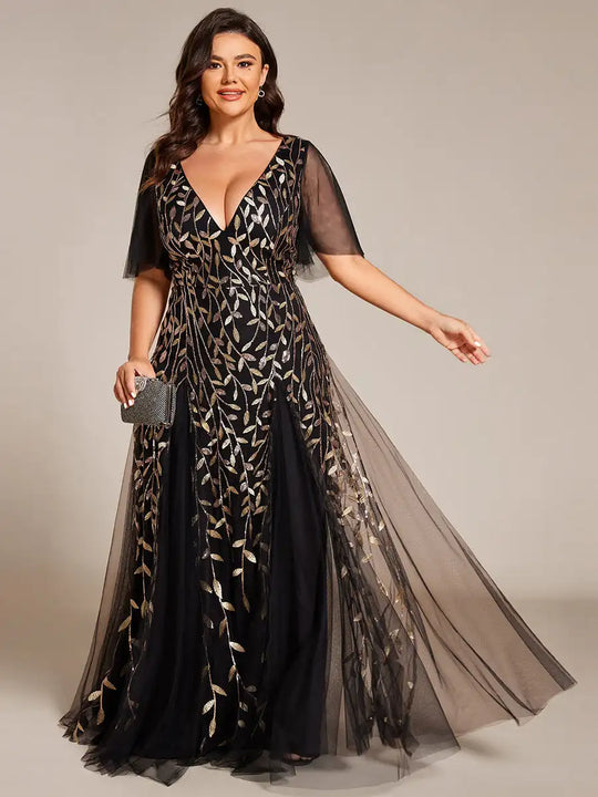 Abendkleid in Übergröße für Damen | Maxi