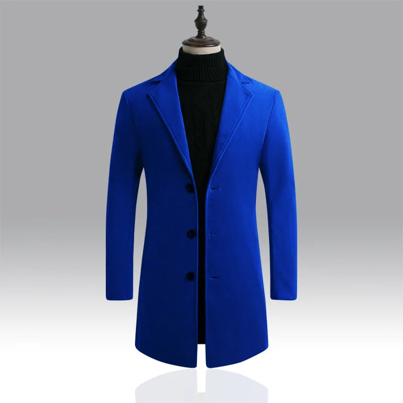 Herren Winter Freizeit Trenchcoat | Warme