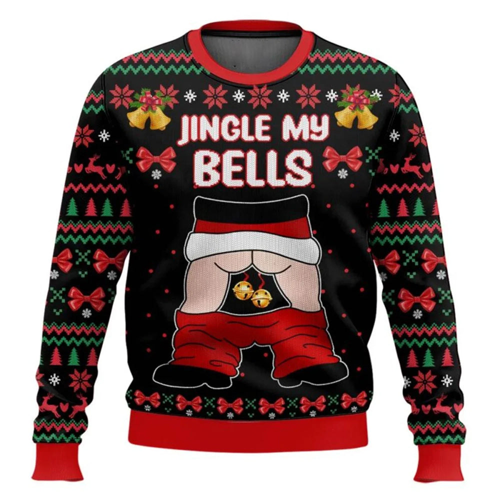 Lustiger Party Unisex Ugly Xmas Pullover | Rundhals