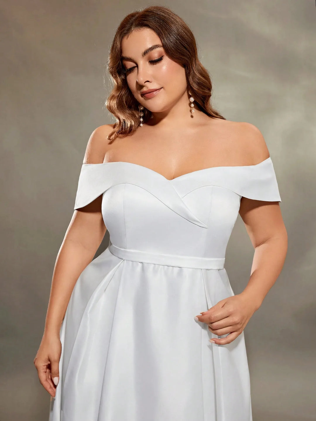 Brautjungfernkleid mit Neckholder für Damen | Maxi