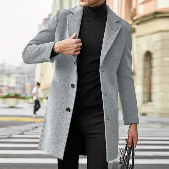 Warmer Und Bequemer Trenchcoat Für Herren | Winter