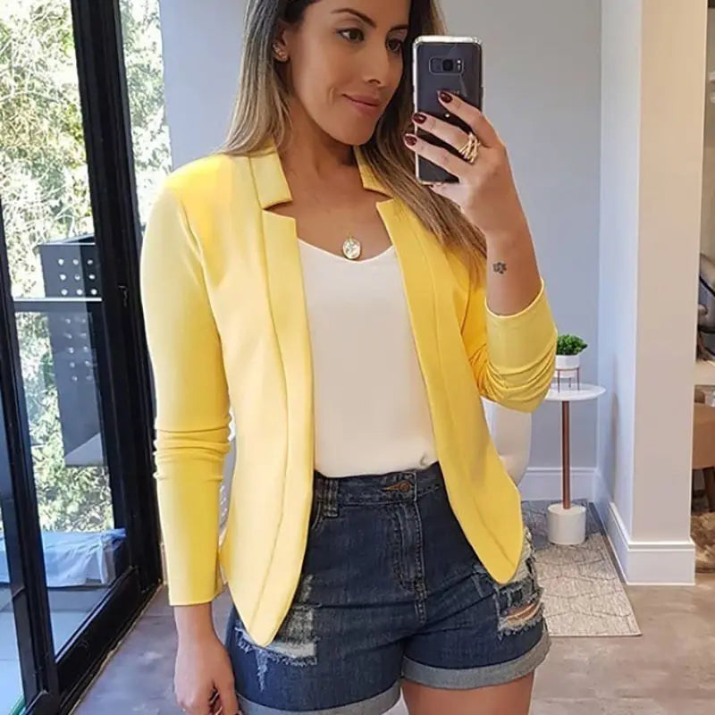 Lässiger Blazer für Damen | Langarm
