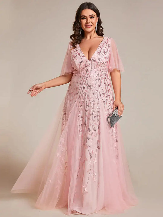 Abendkleid in Übergröße für Damen | Maxi