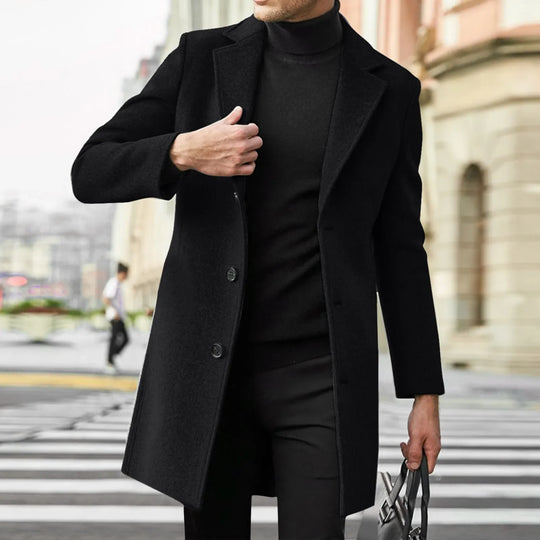 Warmer Und Bequemer Trenchcoat Für Herren | Winter