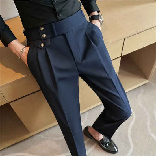 Herren Hohe Taille Hosen | Formell