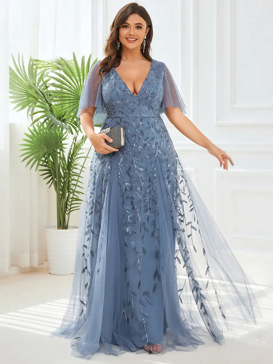 Abendkleid in Übergröße für Damen | Maxi