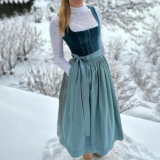 Damen Eleganter Ausgestellt Oktoberfest Dirndlkleid | 2025
