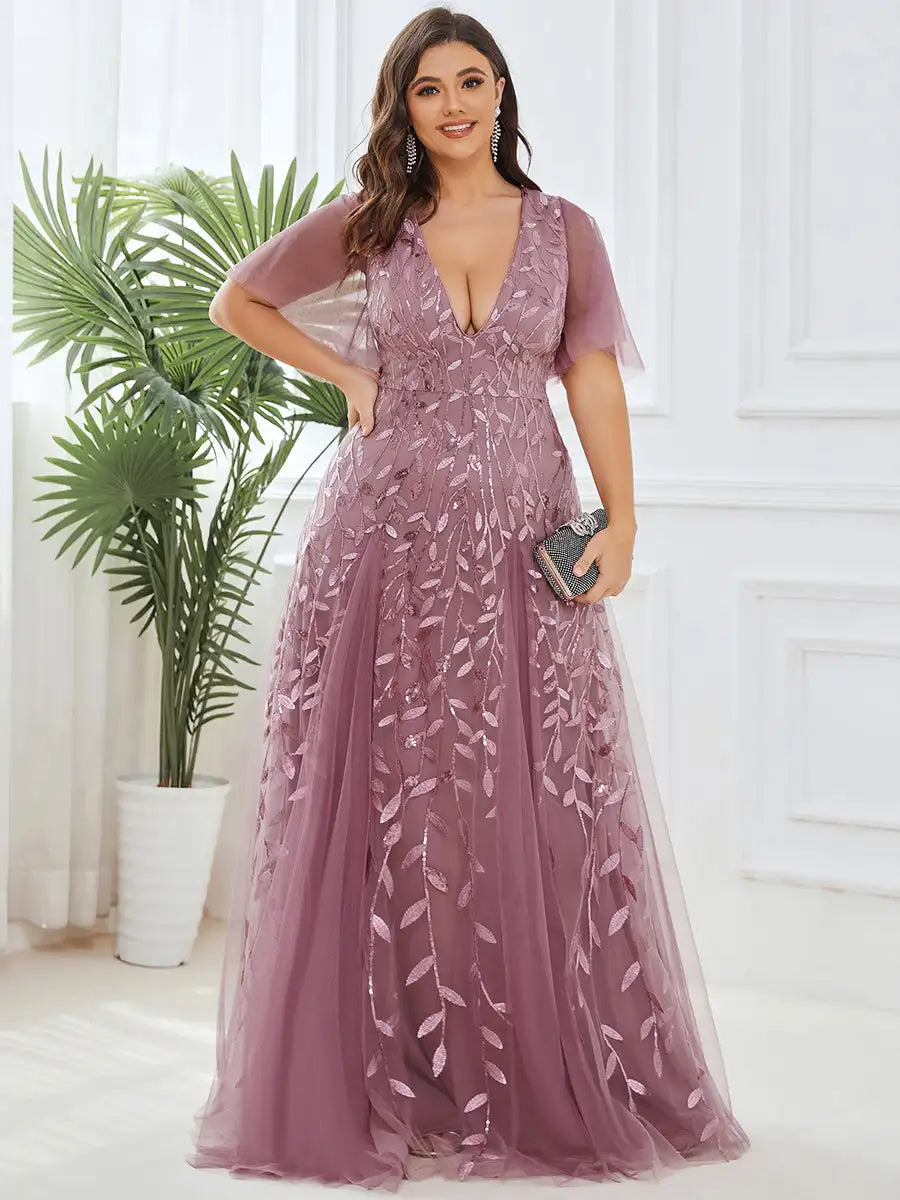 Abendkleid in Übergröße für Damen | Maxi