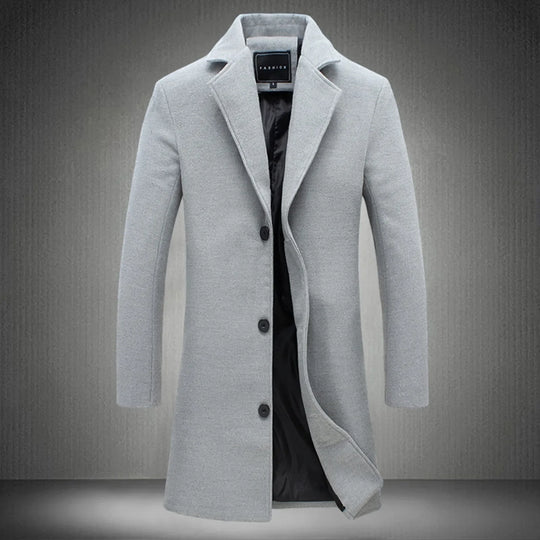 Warmer Und Bequemer Trenchcoat Für Herren | Winter