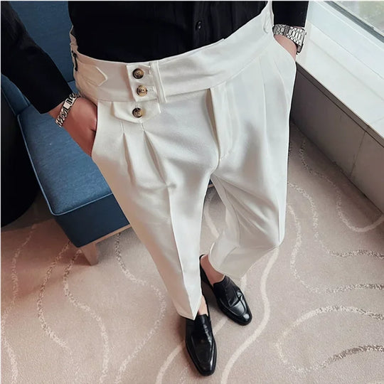 Herren Hohe Taille Hosen | Formell