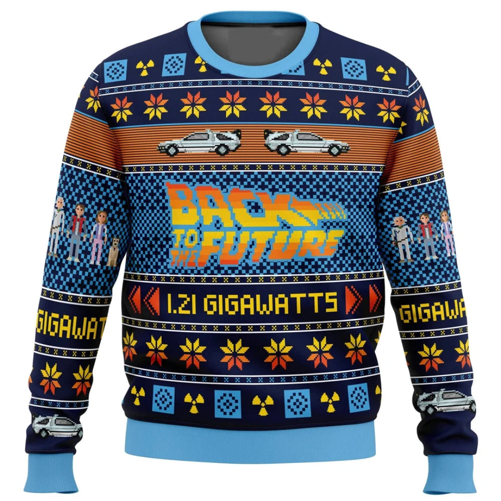 Retro Weihnachtspullover Herren | Rundhals