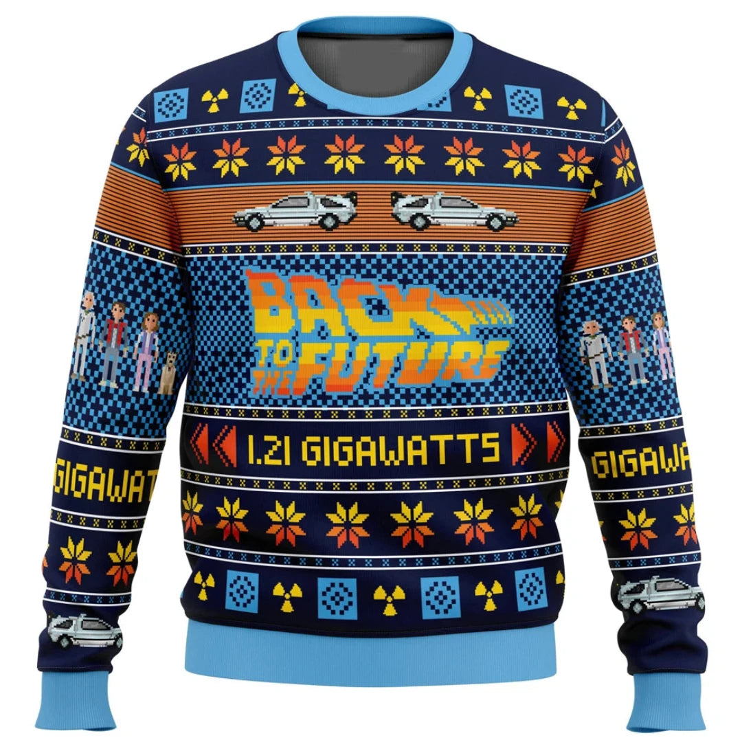 Retro Weihnachtspullover Herren | Rundhals