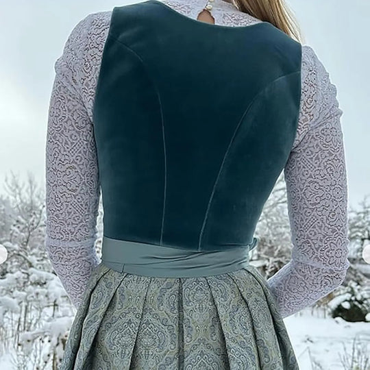 Damen Eleganter Ausgestellt Oktoberfest Dirndlkleid | 2025