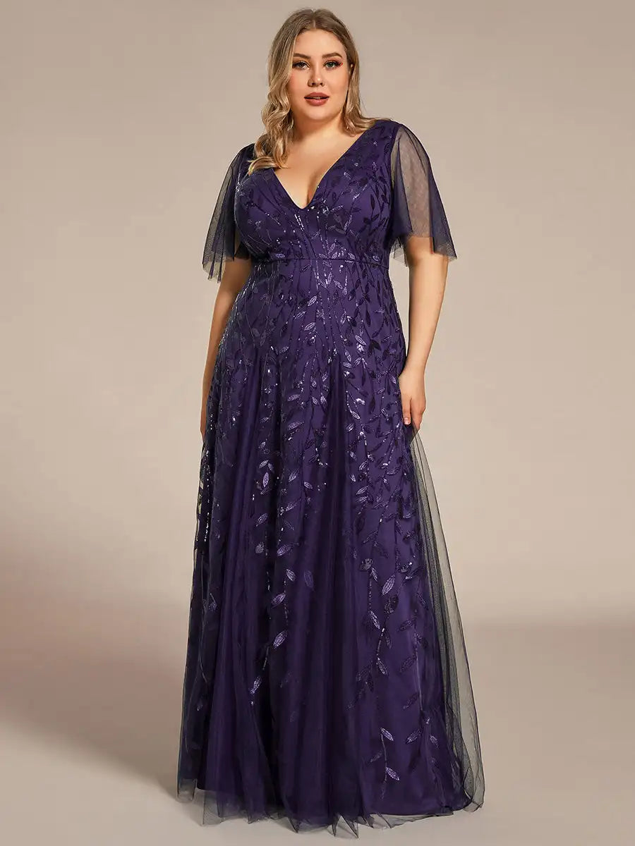 Abendkleid in Übergröße für Damen | Maxi