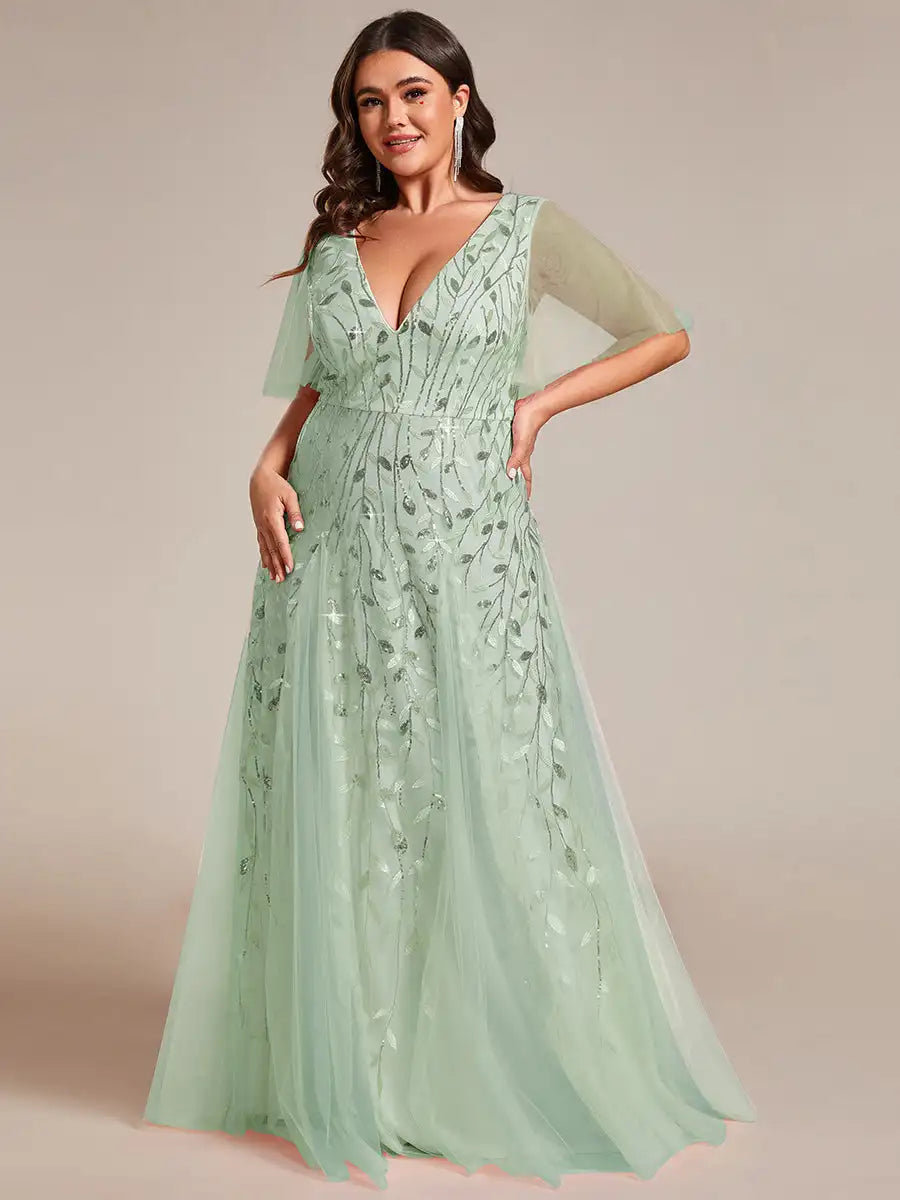 Abendkleid in Übergröße für Damen | Maxi