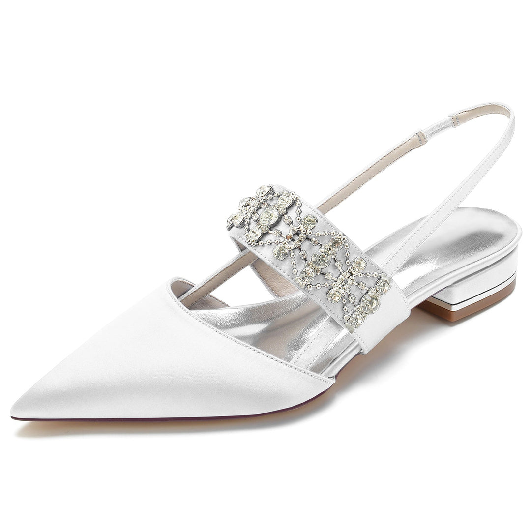 Damen Elegante Slingback Hochzeit Gast Absätze | Gespitzte Zehe