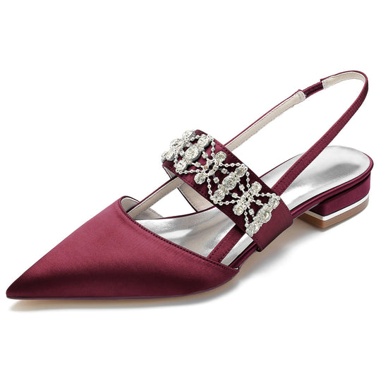 Damen Elegante Slingback Hochzeit Gast Absätze | Gespitzte Zehe