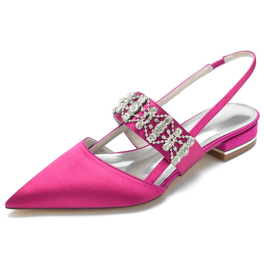 Damen Elegante Slingback Hochzeit Gast Absätze | Gespitzte Zehe