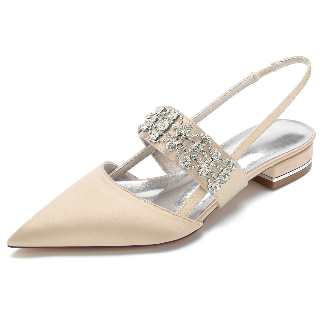 Damen Elegante Slingback Hochzeit Gast Absätze | Gespitzte Zehe