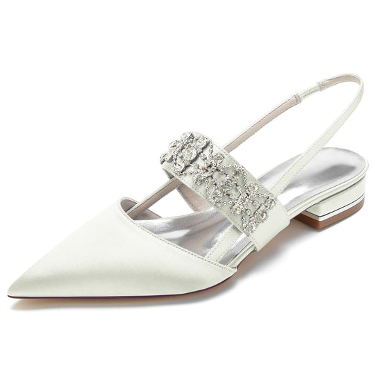 Damen Elegante Slingback Hochzeit Gast Absätze | Gespitzte Zehe
