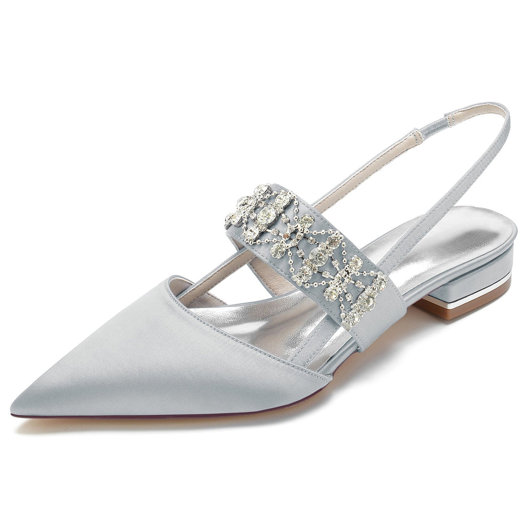 Damen Elegante Slingback Hochzeit Gast Absätze | Gespitzte Zehe
