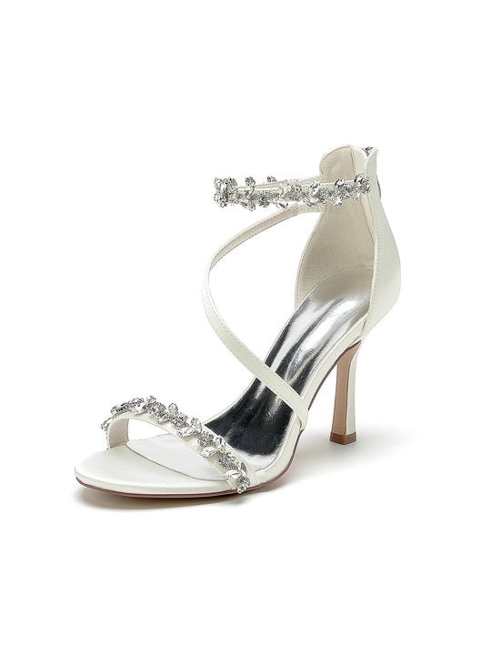 Damen Hochzeit Gast High Heels | Kreuz Riemen