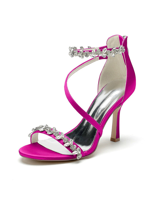 Damen Hochzeit Gast High Heels | Kreuz Riemen