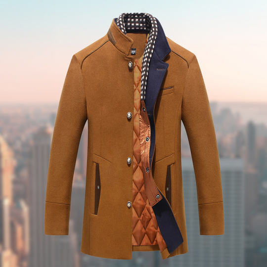 Herren Wintermantel Mit Knopfleiste | Warme
