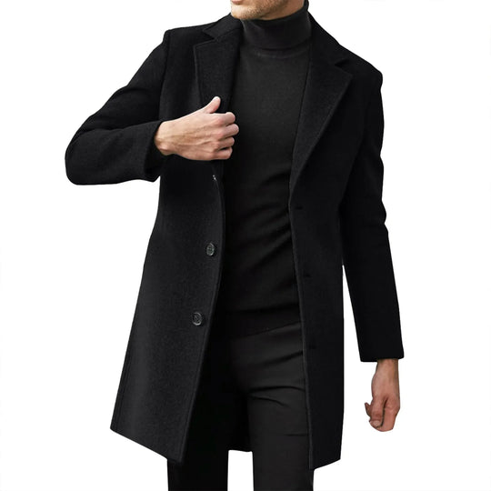 Warmer Und Bequemer Trenchcoat Für Herren | Winter