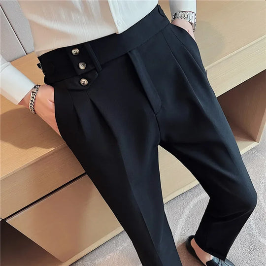 Herren Hohe Taille Hosen | Formell