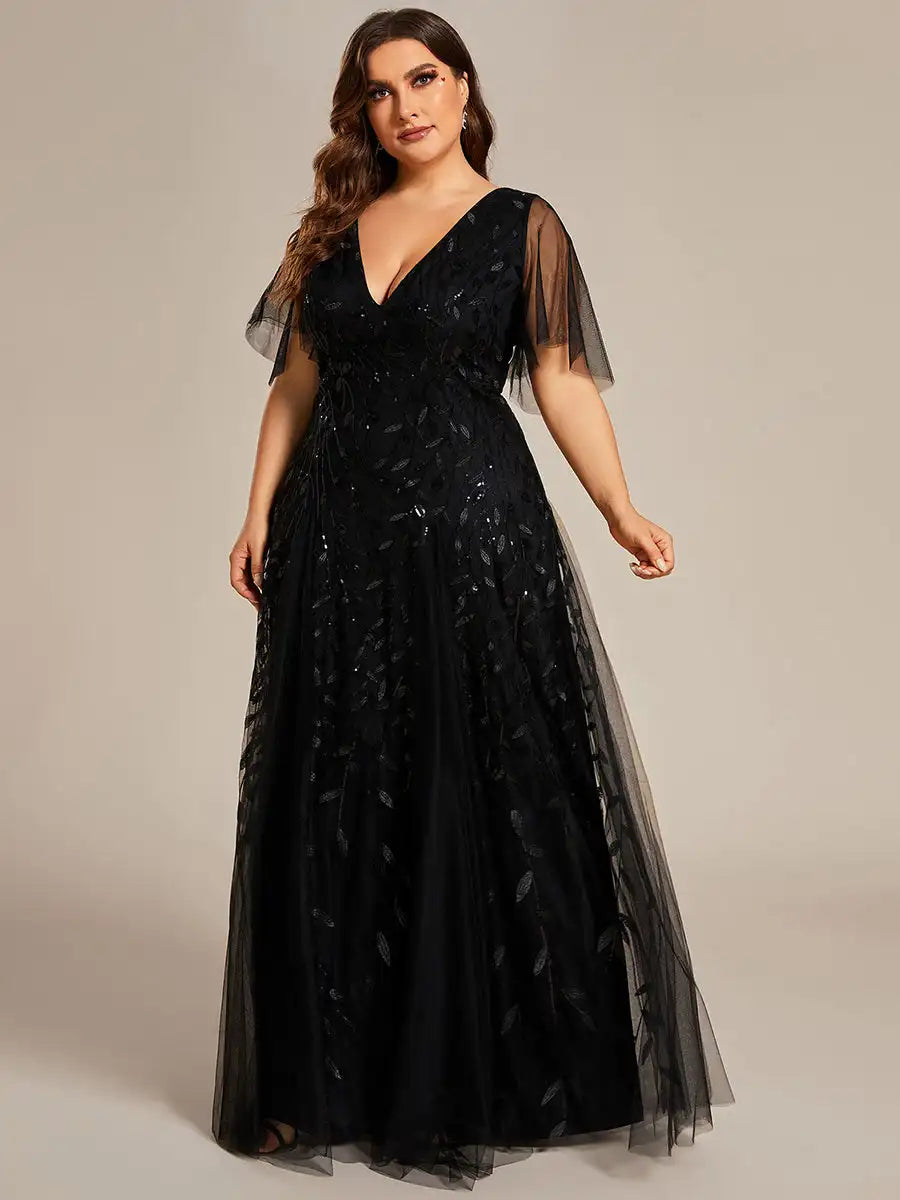 Abendkleid in Übergröße für Damen | Maxi