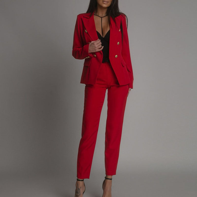 Zweiteiliger Formeller Blazer Und Hose Für Damen | Arbeit