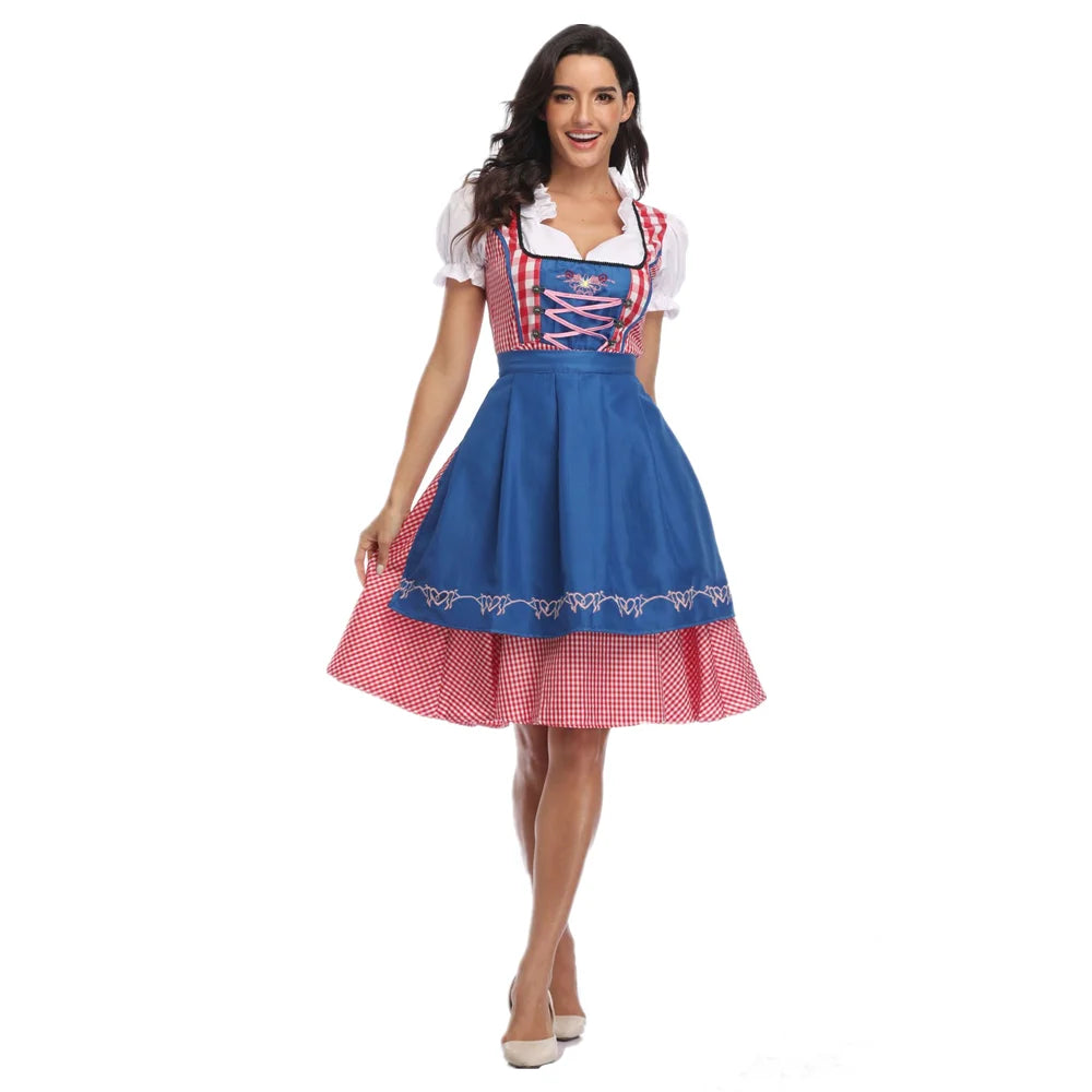 Damen Elegantes Moderne Oktoberfest Dirndl Kleid | 2025