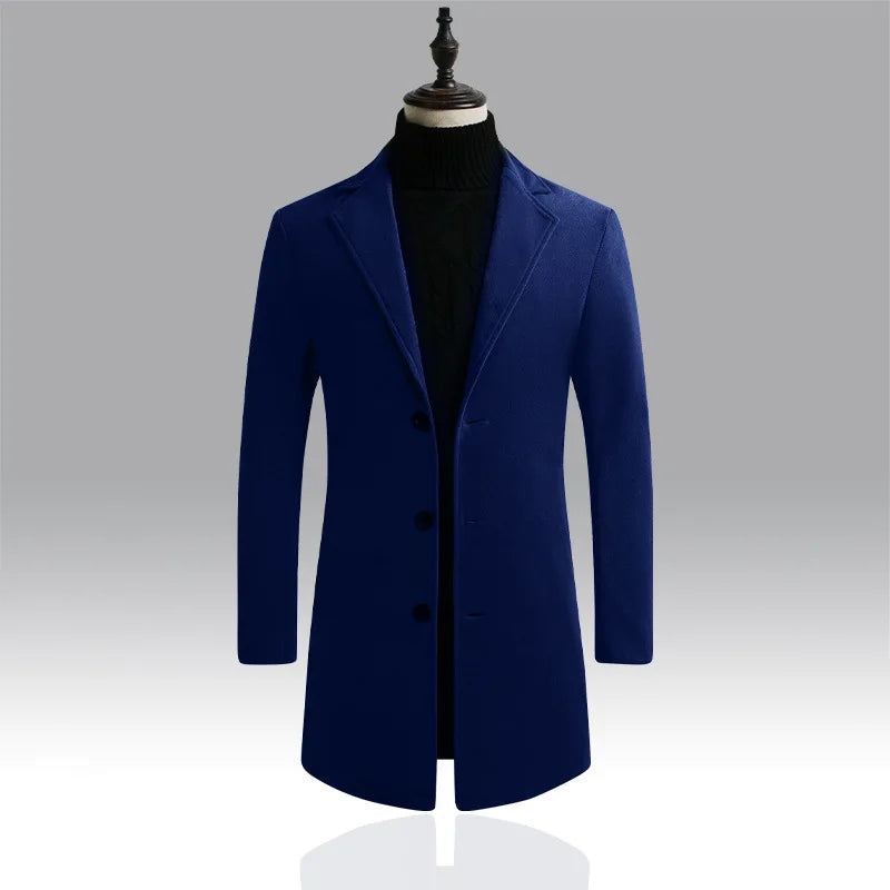 Herren Winter Freizeit Trenchcoat | Warme