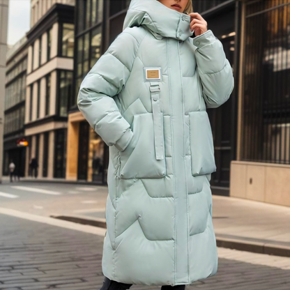 Jenie - Elegante Lange Wasserdichte Pufferjacke