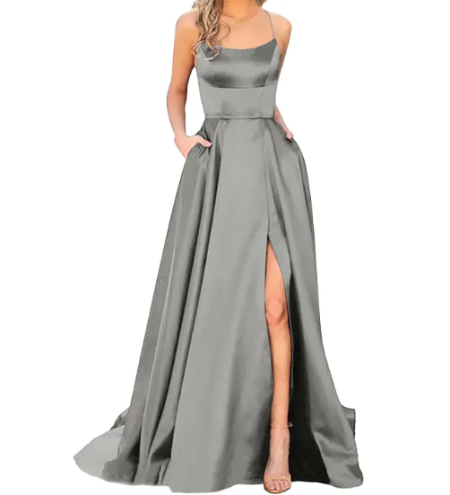 Trägerloses Abendballkleid für Damen | Maxi